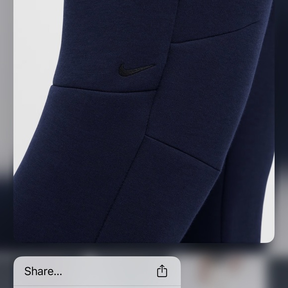 NIKE FLEECE JOGGERS SLIM FIT BLUE - XXL - Picture 5 of 10